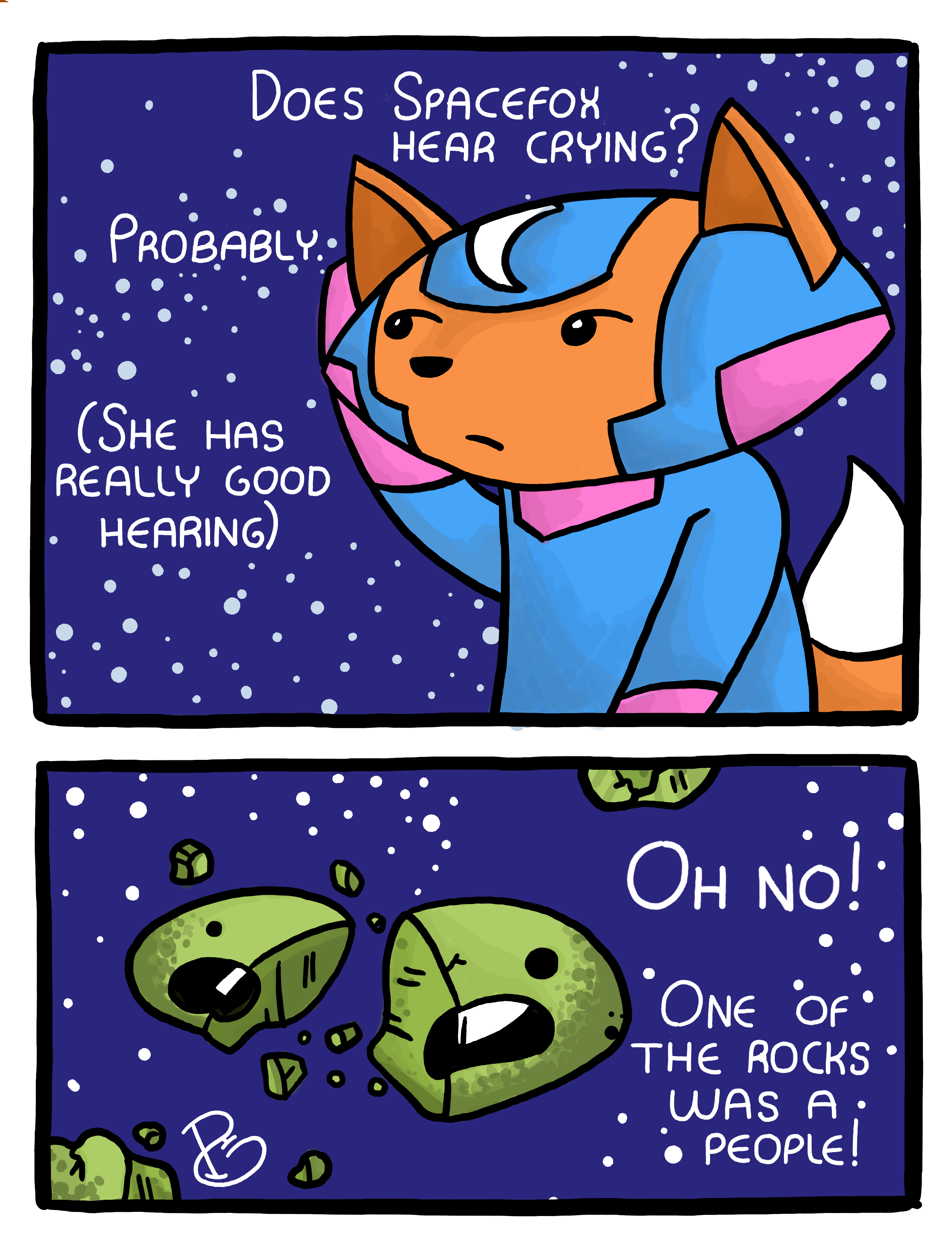 Spacefox Page 2: Rock People